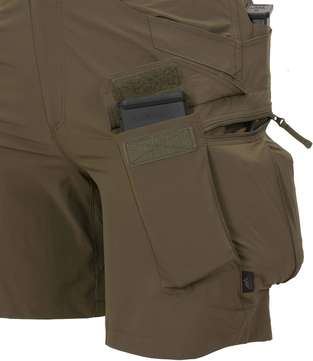 Helikon-Tex OTUS (Outdoor Tactical Ultra Shorts) -VersaStretch Lite- Taiga Green S Shadow Grau, S Sh