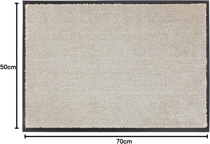 Schöner Wohnen Kollektion strapazierfähige Schmutzfangmatte Miami – getuftete Fussmatte 50x70 cm in