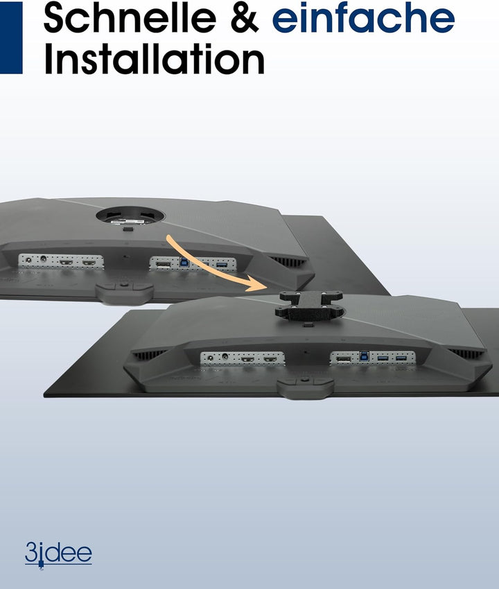 3IDEE VESA Adapter kompatibel mit ASUS ROG Monitor (Strix XG27AQDMG, Strix XG27UCG, Strix XG27AQ, Sw