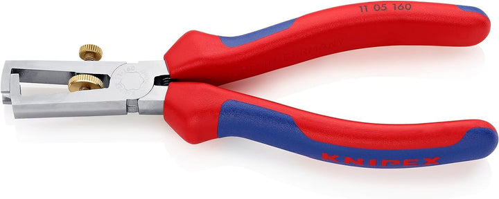 Knipex Abisolierzange mit Öffnungsfeder, universal verchromt, mit Mehrkomponenten-Hüllen 160 mm (SB-
