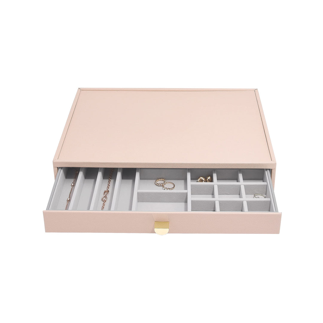 Stackers Blush Supersize All In One Jewellery Drawer Layer Blush Pink, Blush Pink