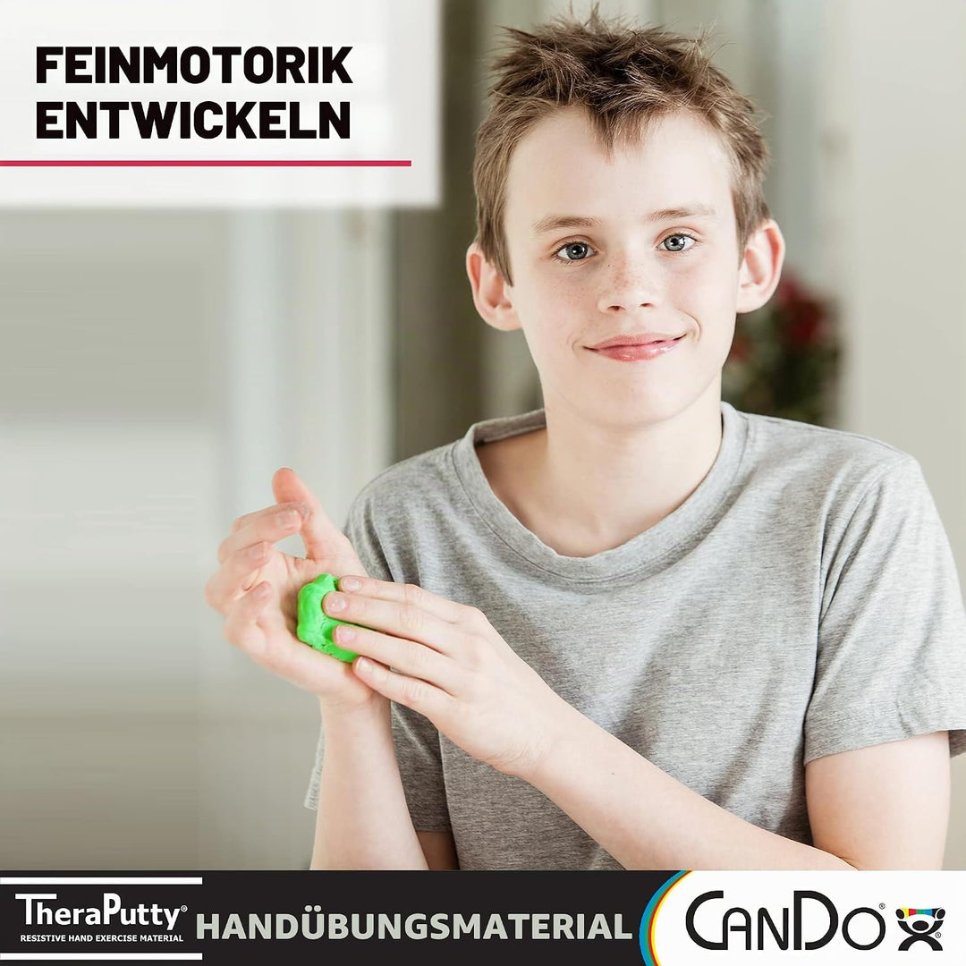 CanDo TheraPutty Antimikrobiell - Knetmasse - 170 g - grün (medium), 170 g
