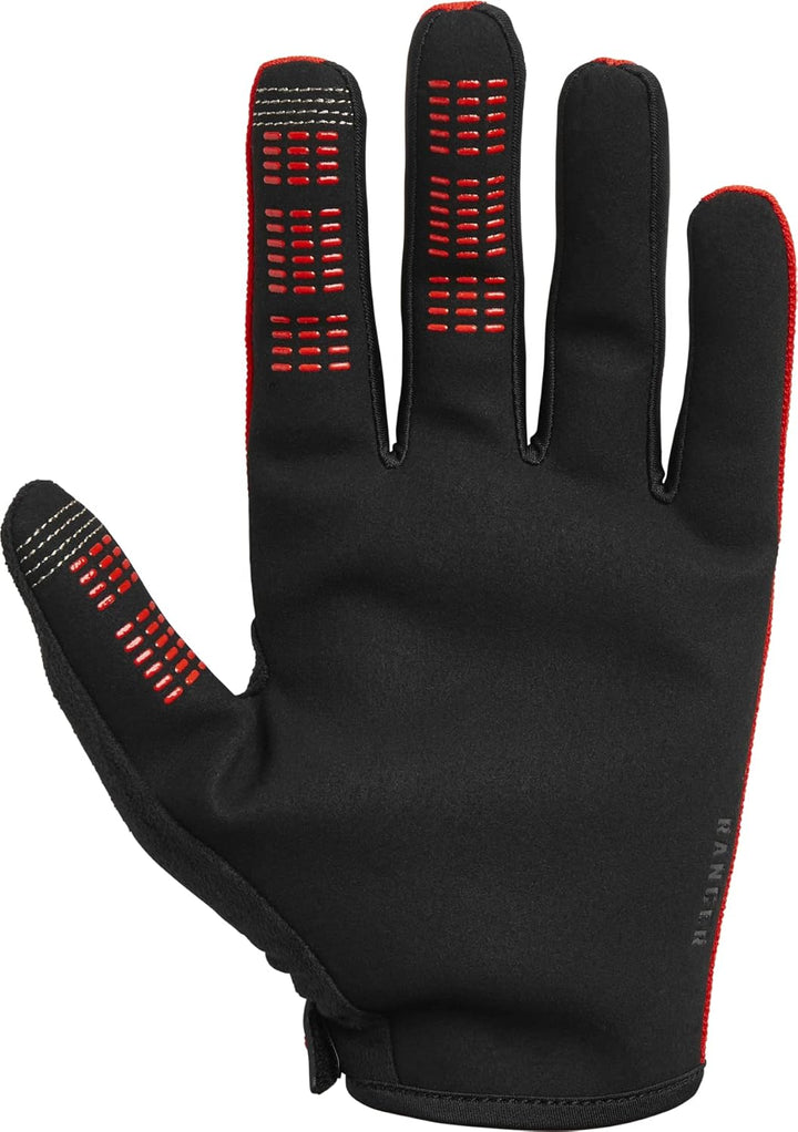 Fox Racing Ranger Mountain Bike Glove M FLUORESCENT RED, M FLUORESCENT RED