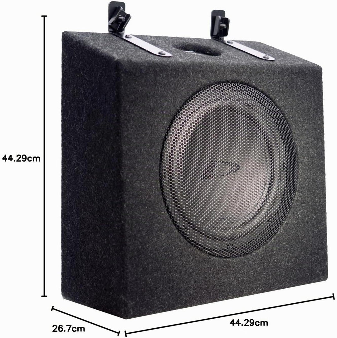 Alpine SWC-D84T6 Subwoofer Gehäuse kompatibel mit VW T6 &amp; T6.1 California, 20cm Tieftöner mit 300W