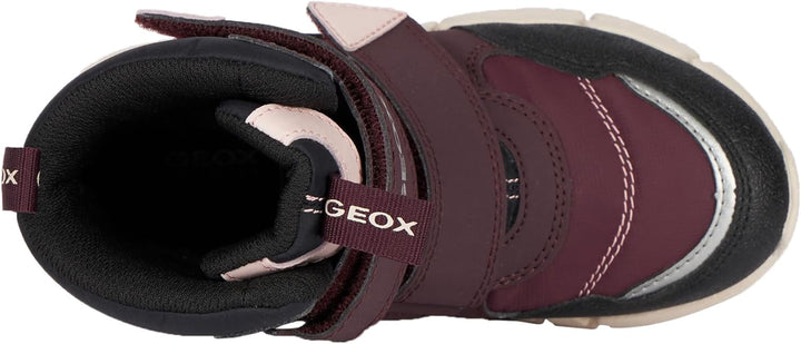 Geox Mädchen J Flexyper Girl B Ab Stiefeletten 28 EU Dk Burgundy, 28 EU Dk Burgundy