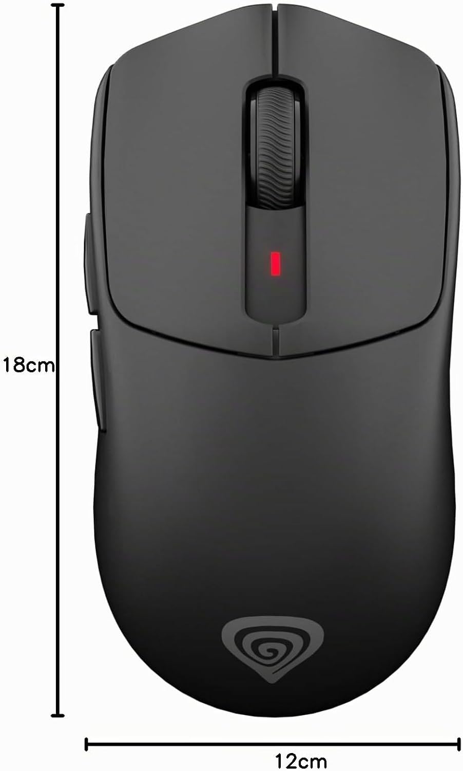 Genesis Zircon 500 G2 Wireless Gaming Maus kabellos Schwarz, 10000 DPI Gaming Mouse, PMW3325 Sensor,