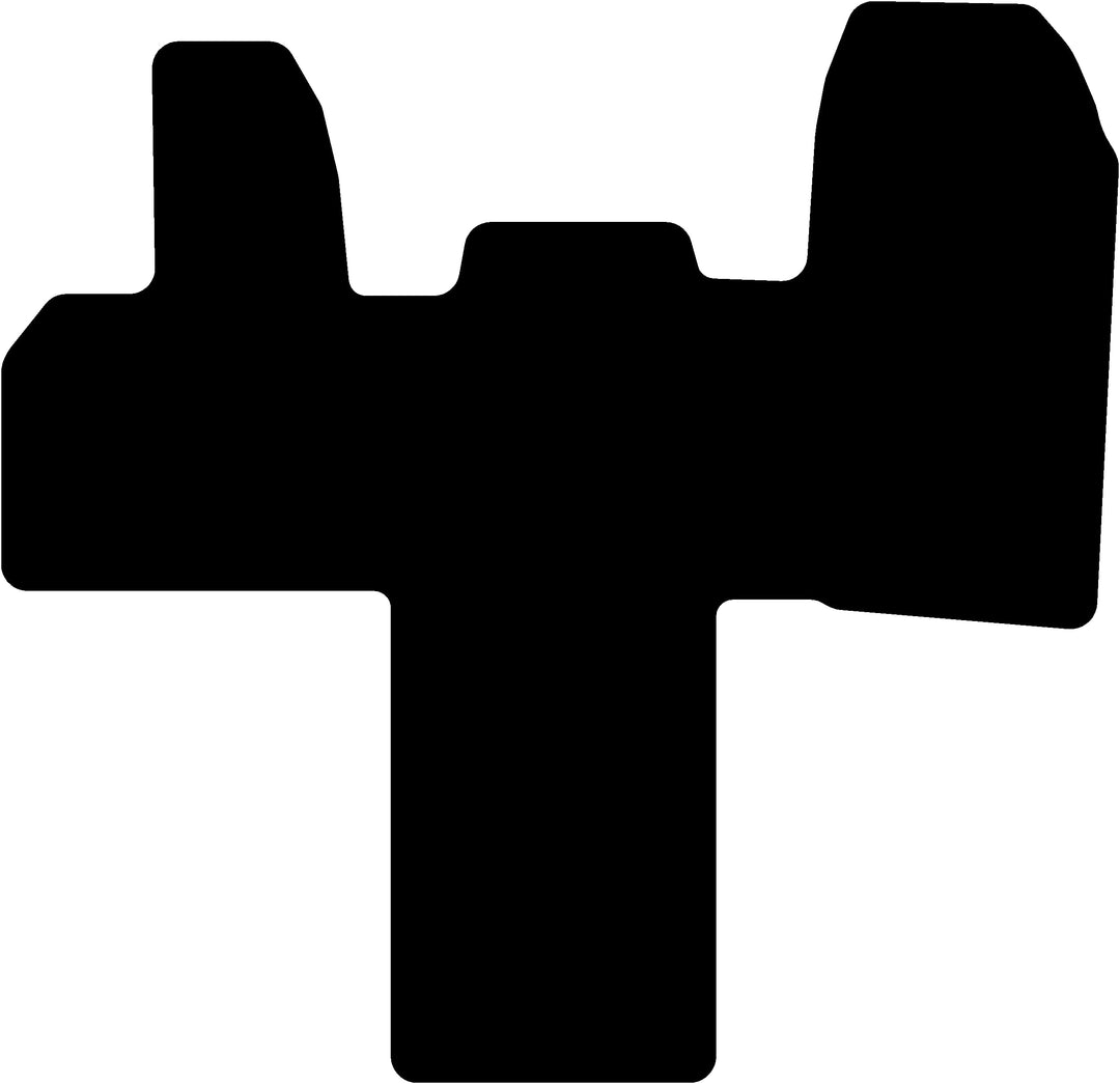 Fussmatten passend für Ford Transit 2014-2019 Passend zur Ausführung: Wohnmobil | Automatik | Qualit