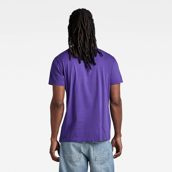 G-STAR RAW Herren Raw T-Shirts S Purpur (Dk Violet D22776-c506-5616), S Purpur (Dk Violet D22776-c50