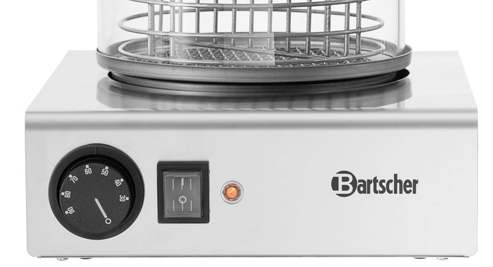 Bartscher a120401 Dampfgarer für Hot Dog 1000 W Edelstahl Maschine für Hot Dog