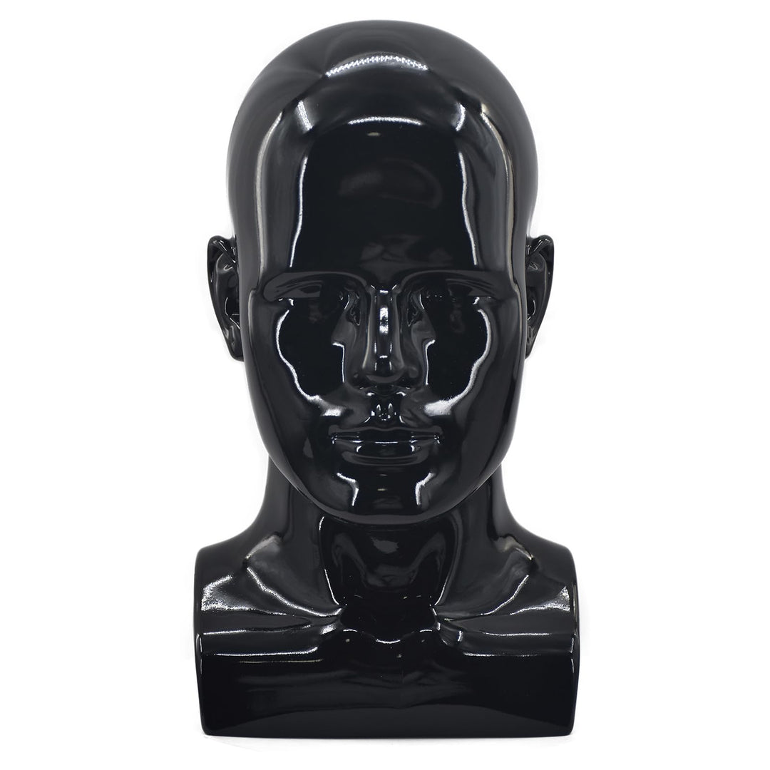 Professioneller Mannequinkopf für Herren, für Perücken, Hüte, Kopfhörer, Masken, Sonnenbrillen, Schm