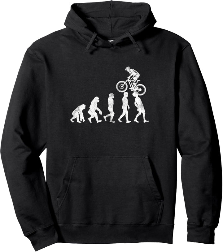 MTB Evolution Mountainbike Bekleidung lustiges Fahrrad Pullover Hoodie