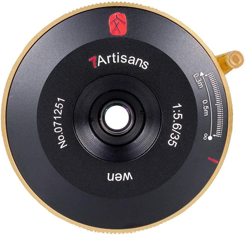 7artisans 35 mm f5.6 Vollformat-Objektiv, manueller Fokus, kompatibel mit Leica M-Mount für Leica M,