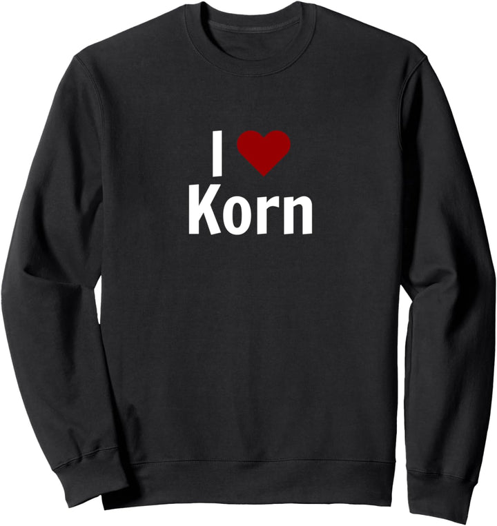 Ich liebe I love Korn Gin Lustig Saufen Spruch Mallorca Sweatshirt