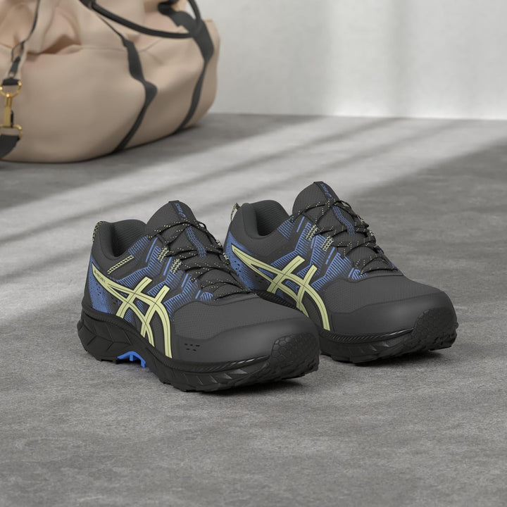 ASICS Herren Gel-Venture 9 Schuhe 47 EU Black Glow Yellow, 47 EU Black Glow Yellow