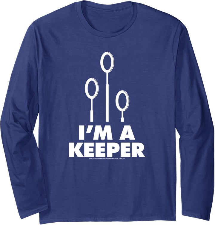 Harry Potter Quidditch I'm a Keeper Langarmshirt