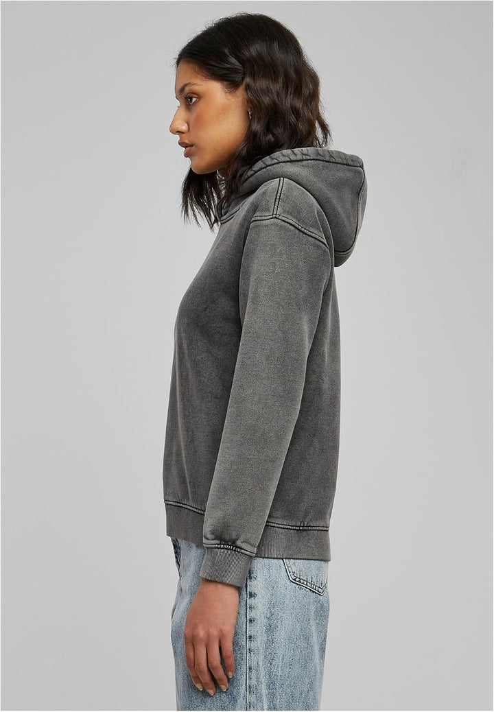 Urban Classics Damen Kapuzenpullover, Schwarz