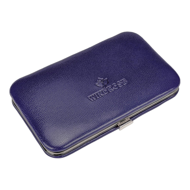 WINDROSE 4-teilig Maniküretui merino moda/dunkelblau, dunkelblau
