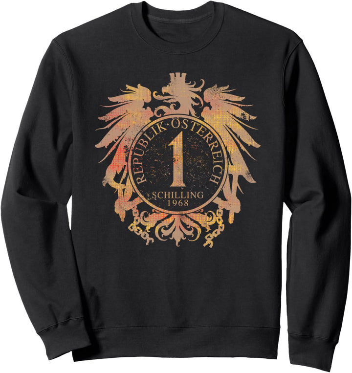 Österreich Adler Schilling Geburtstag 1968 Sweatshirt