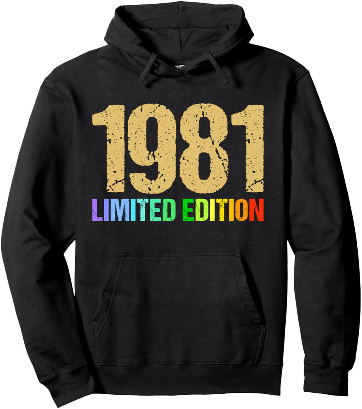 43. Geburtstag Mann Frau 43 Jahre 1981 Deko Lustig Geschenk Pullover Hoodie
