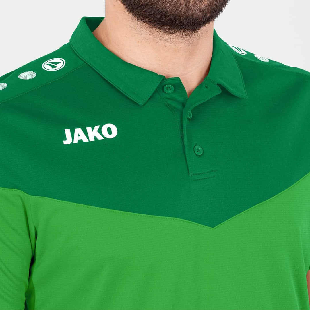 JAKO Champ 2.0 Poloshirt Unisex 152 Soft Green/Sportgrün, 152 Soft Green/Sportgrün