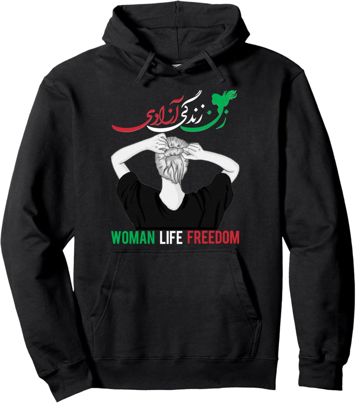 Frau Leben Freiheit Iran Zan Zendegi Azadi Pullover Hoodie