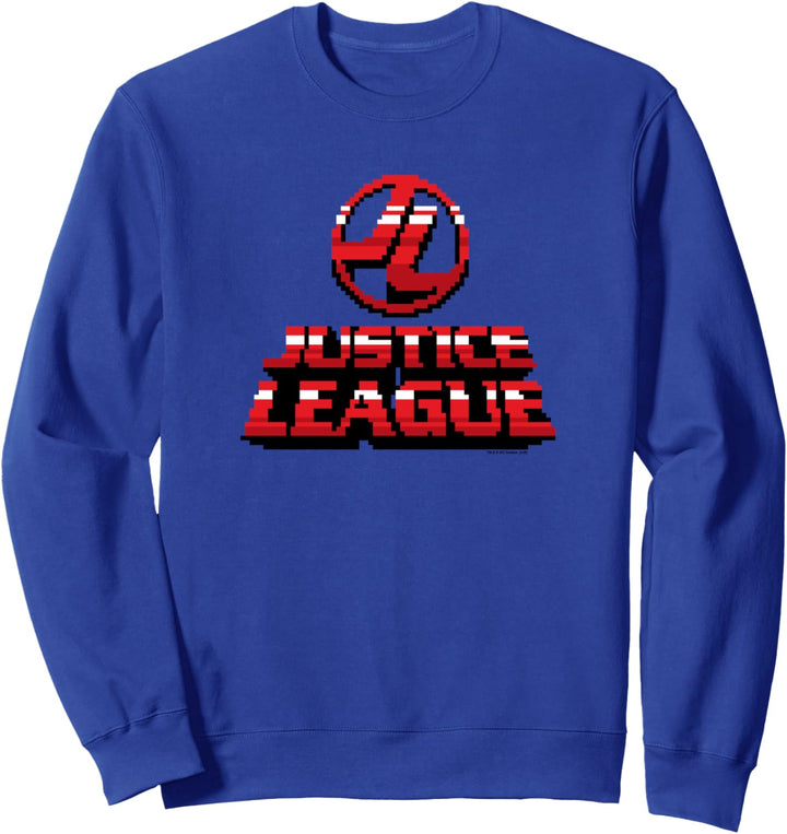 Justice League 8 Bit Jla Sweatshirt