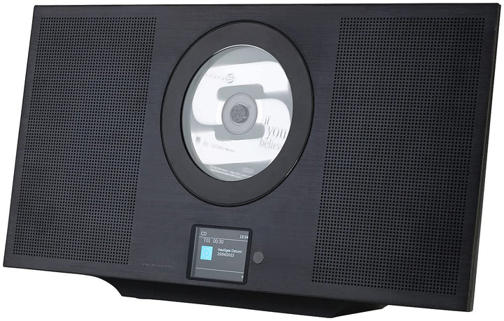 VR-Radio DAB Radio mit MP3 Player: Stereoanlage, Alu, Internet-Radio/CD/DAB+/Bluetooth, 60W, DSP, sc