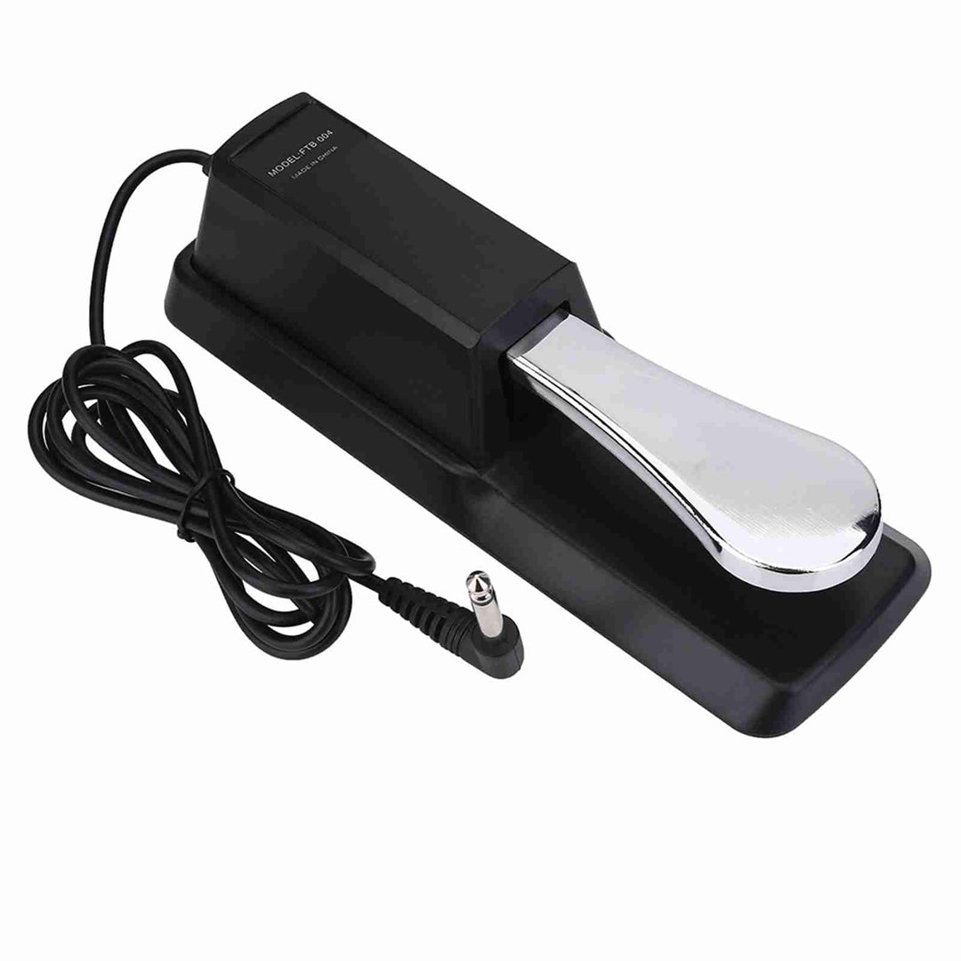 6,5 MM Schnittstelle Keyboard Sustain Pedal,Rutschfeste Gummiboden Piano Pedal,Universal Keyboard Pe