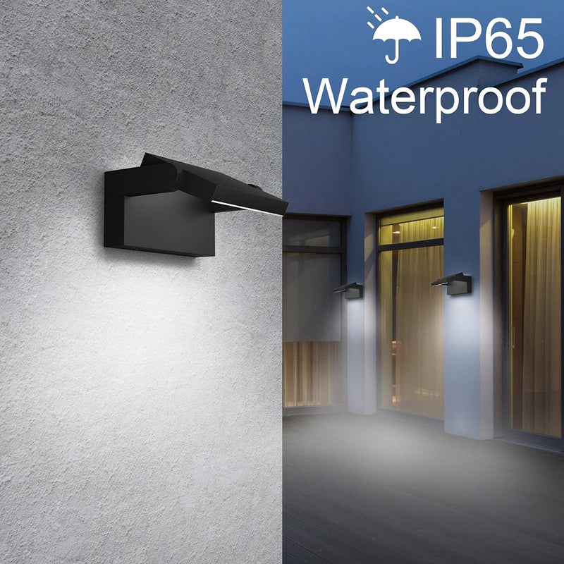 Klighten 24W Aussenwandleuchte Aussenleuchte, Wasserdicht IP65 Wandleuchte Innen Aussen Wandlampe mi