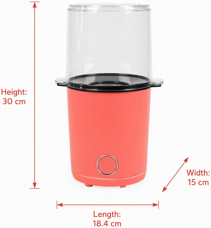 Giles &amp; Posner Funfair Popcorn Maker – Elektrischer Popcornbereiter, 2-in-1-Deckel &amp; Servierschale,