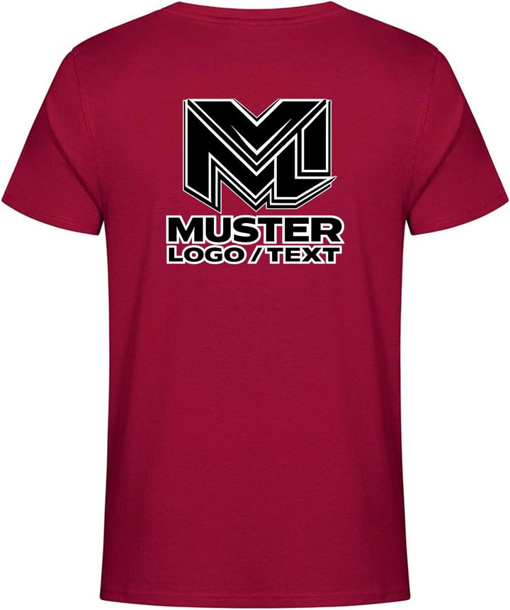Herren Strapazierfähiges Workwear T-Shirt personalisierbar mit Logo oder Text | 60% Baumwolle 40% Po