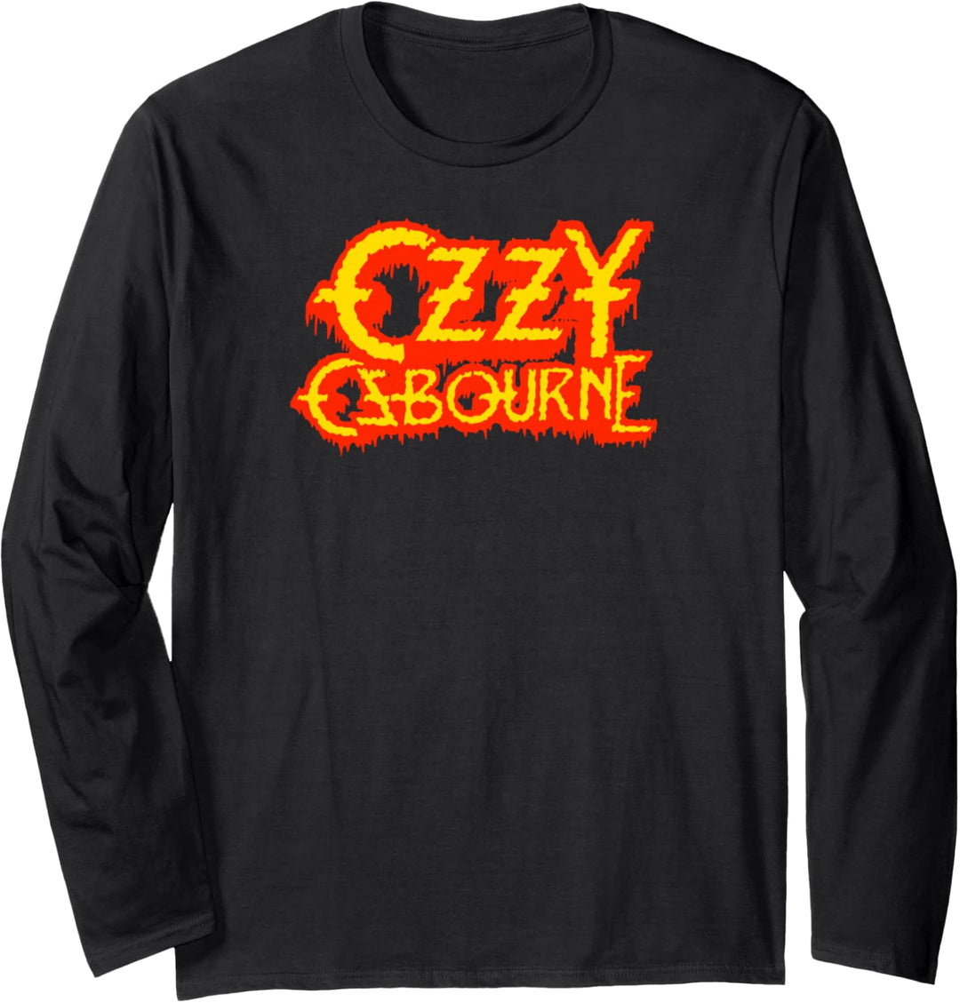 Ozzy Osbourne - Horror Logo Langarmshirt