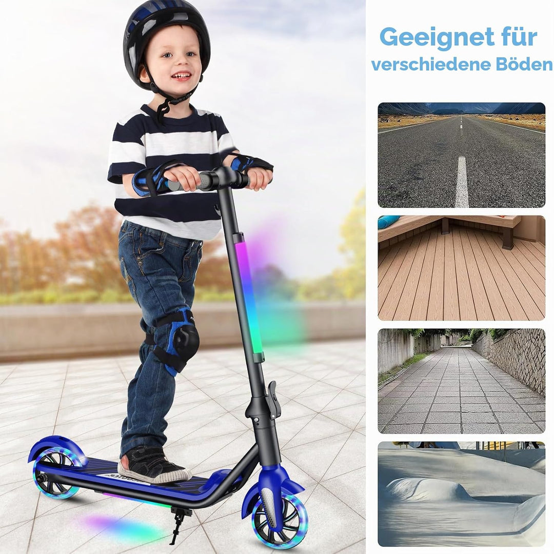 2 Stück 200mm Ersatzräder - rutschfest und langlebig - für Roller und Kickscooter
