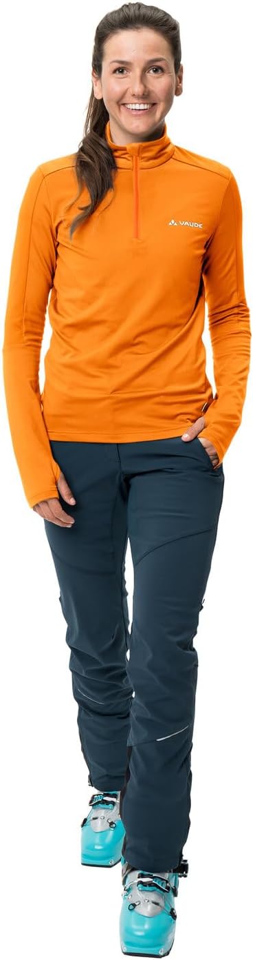 VAUDE Pullover Women's Livigno Halfzip II 34 Kurkuma, 34 Kurkuma