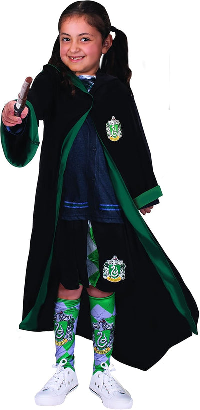 Rubies Harry Potter offizielles Slytherin-Kleid – Kostüm für Kinder – 11 – 14 Jahre – schwarzes Klei