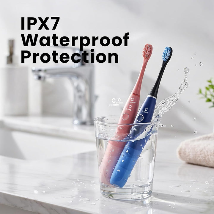 Oclean Find Duo Set Elektrische Zahnbürste, 2er Electric Toothbrush mit 5 Modi, Schallzahnbürste mit