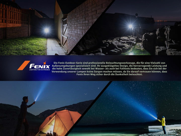 FENIX PD40R v3.0 wiederaufladbare Taschenlampe mit grosser Reichweite