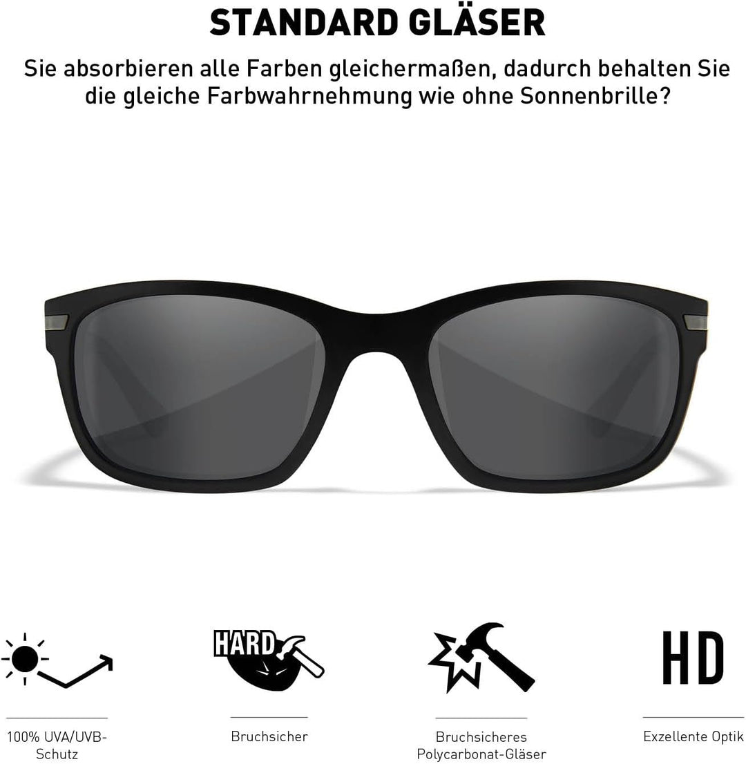 Wiley X │ WX Helix | Sonnenbrille Herren Sonnenbrille Damen │ Polarisiert │ Sport Outdoor Fahrradbri
