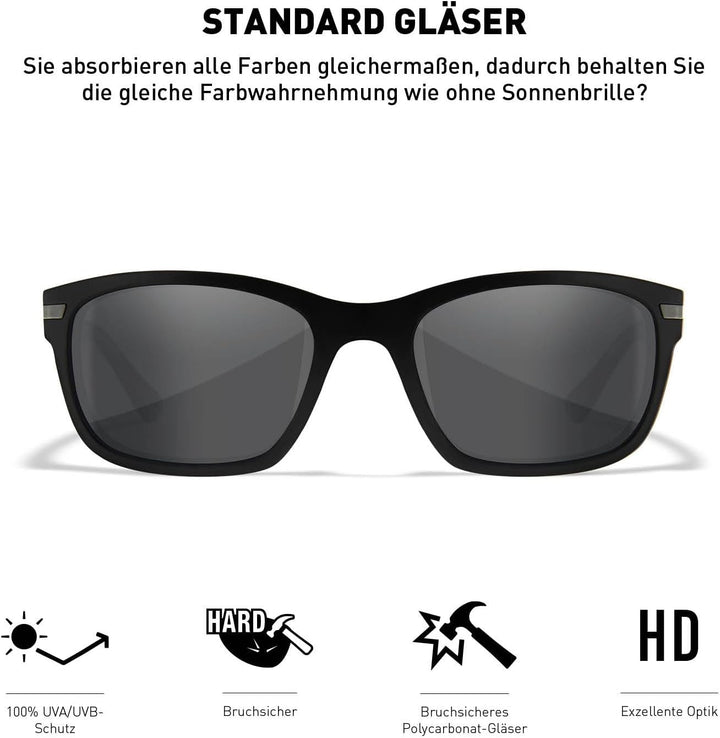 Wiley X │ WX Helix | Sonnenbrille Herren Sonnenbrille Damen │ Polarisiert │ Sport Outdoor Fahrradbri