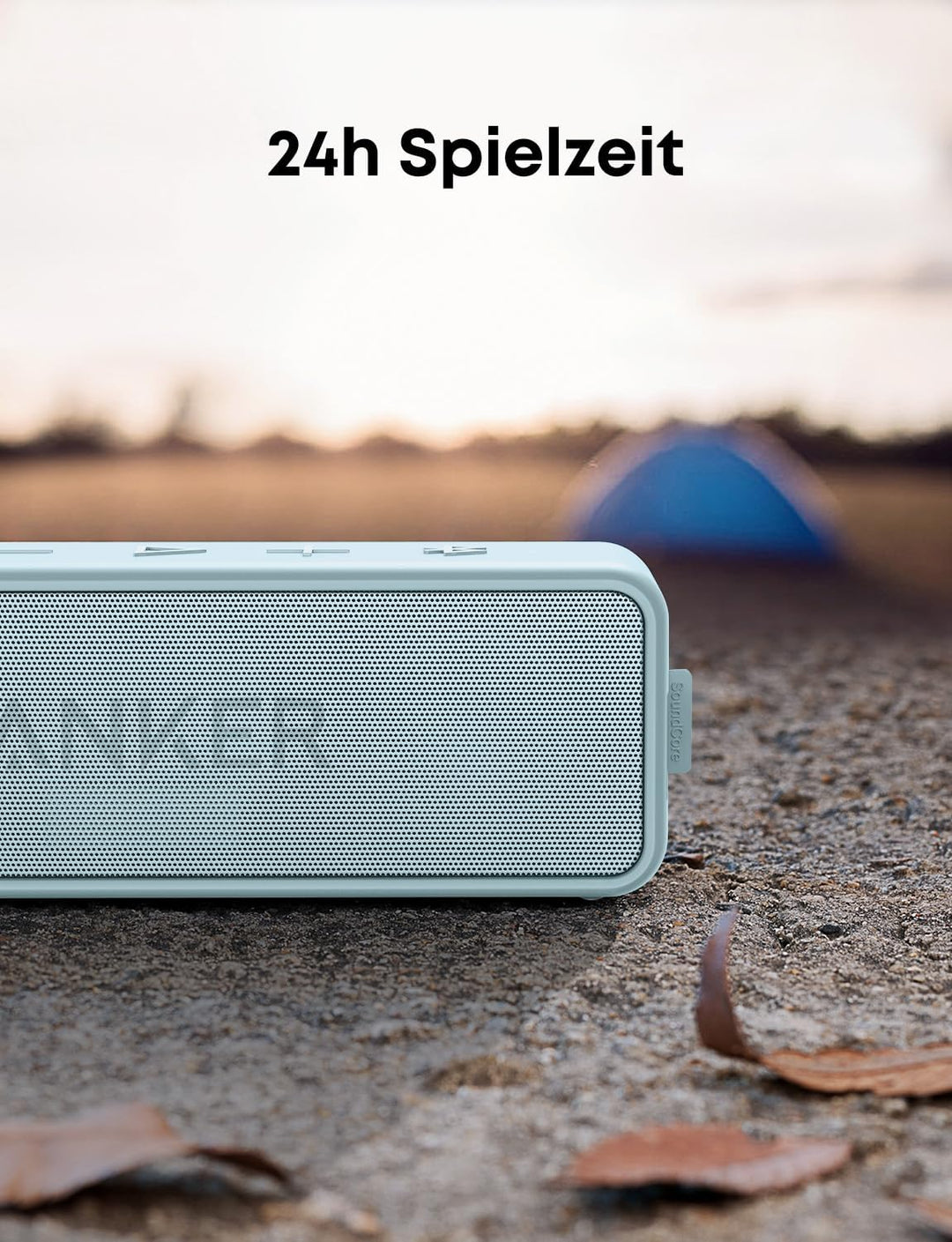 soundcore Anker 2 Portable Bluetooth Speaker with 12W Stereo Sound, BassUp, IPX7 Waterproof, 24-Hour