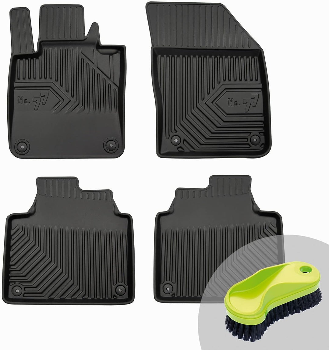 FROGUM No.77 Gummimatten Ganzjahresset von Auto Fussmatten Autofussmatten für Volvo S90 ab 2016, für