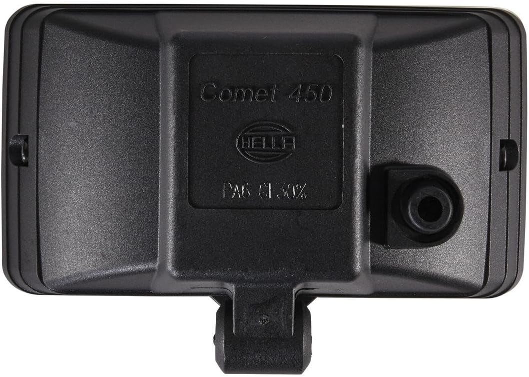 HELLA - Halogen-Nebelscheinwerfer - Comet 450 - 12V - rechteckig - Anbau - gelbe Streuscheibe - Lich