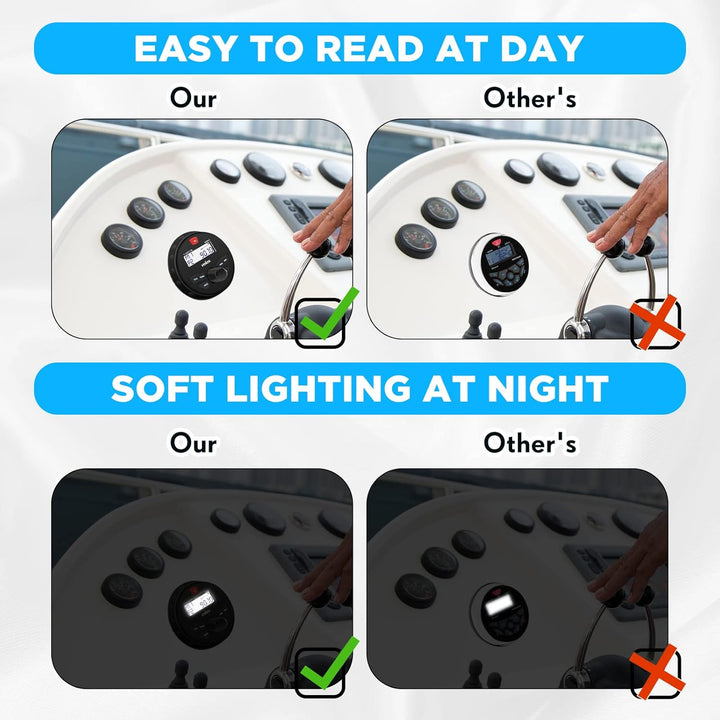 Wasserdicht Bluetooth Marine Stereo-Empfänger mit MP3 Player am DAB+/AM/FM Radio und USB für Streami