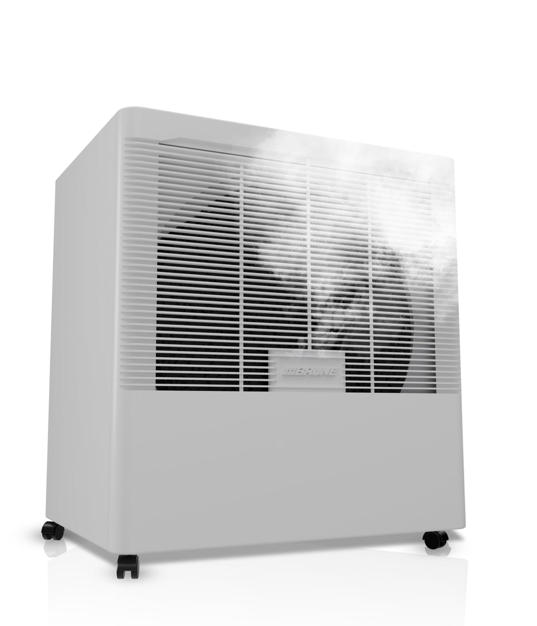 BRUNE Luftbefeuchter B 260 mit automatischer Wasserzufuhr. Scheiben-Verdunster mit Filter für Räume