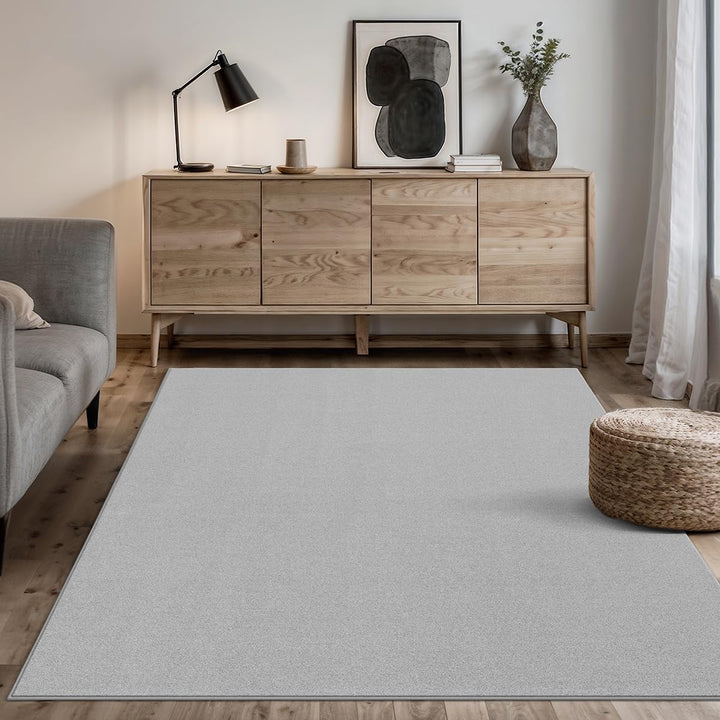 the carpet Enna moderner Teppich aus pflegeleichtem Polyester, Flachgewebe mit Antirutsch-Rücken, ru