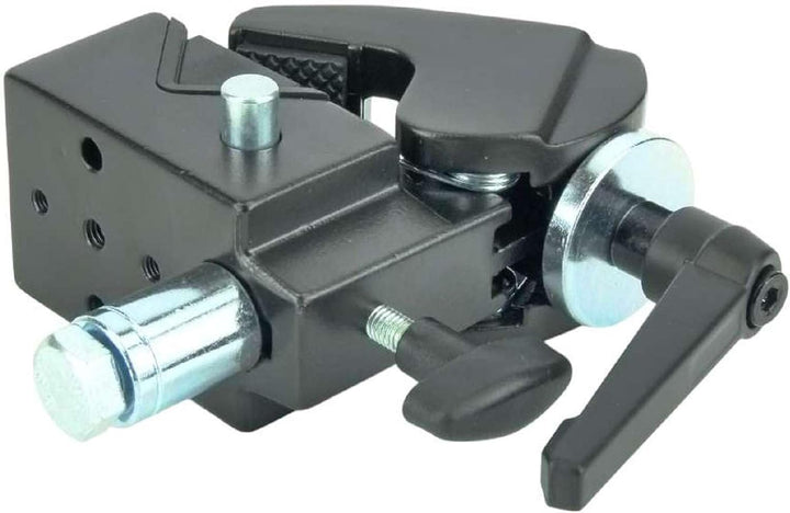 2 x Eurolite TH-2SC QUICK-LOCK Scheinwerfer Haken Super Clamp schwarz incl. Zapfen für 13-55 mm Rohr