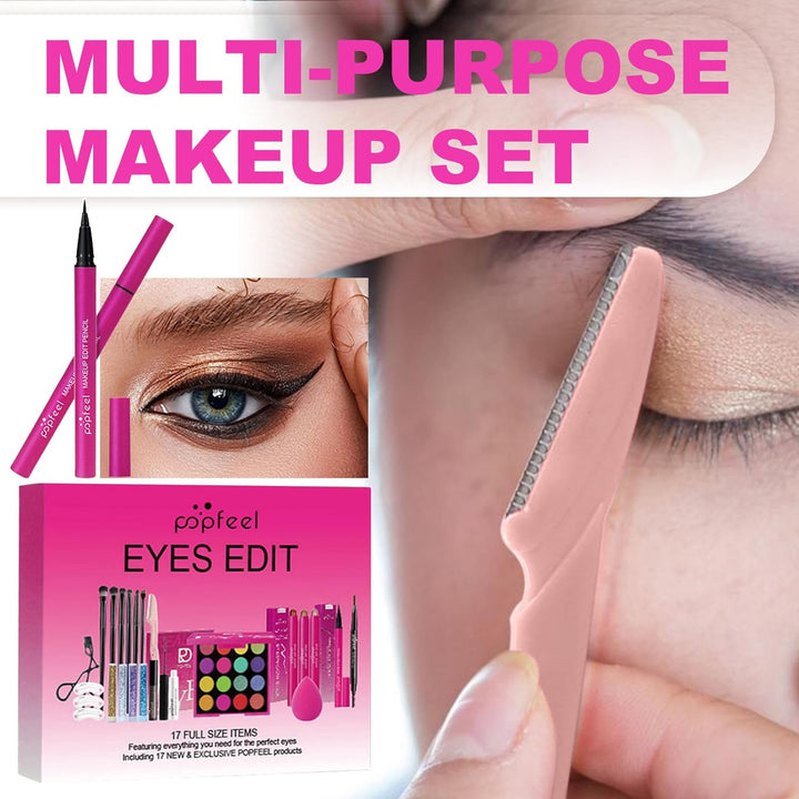 RoseFlower Schminke Set Profi Make Up Set Teenager Mädchen Schminkkoffer Kosmetische Makeup Paletten