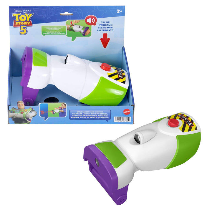 Mattel Disney Pixar Toy Story 5 Rollenspiel Space Ranger Laser-Panzerhandschuh, Handgelenksstarter u