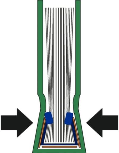 Leitz Buchbindemappen A4 Hoch 106-140Bl. 10St. Schwarz, Schwarz