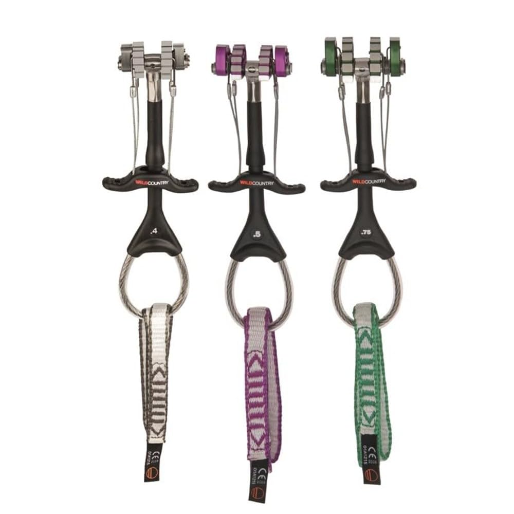 Friend Set 0.4, 0.5, 0.75 (Klemmgeräte) - Wild Country Multicoloured SET, Multicoloured SET